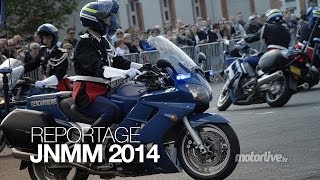 REPORTAGE  JNMM 2014  Les gendarmes invitent les motards [upl. by Isabea296]