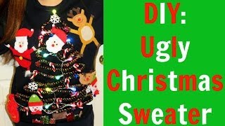 DIY ugly Christmas sweater 🎄 [upl. by Nissie466]