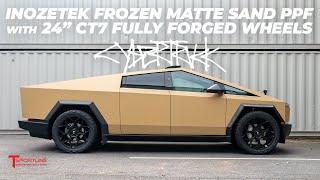 🚨New Color Meet Inozetek Frozen Matte Sand PPF  First Ever on Tesla Cybertruck amp More Upgrades 👌🏻 [upl. by Jr]