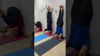 Tripod Headstand Tutorial  Step By Step  By Students  Yoga With Barkha  youtube shorts yoga [upl. by Antonin]