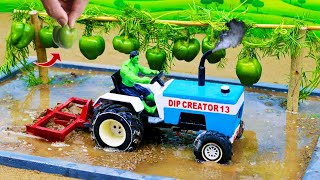 Diy diorama making mini motor water pump science project captainfarma [upl. by Thgiwd]