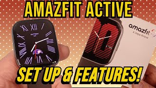 Amazfit Active Unbox Pairing amp Set Up [upl. by Finn265]