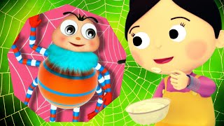 Miiss Muffet and Spider Day  Kids Song for Kiddos [upl. by Enybor]