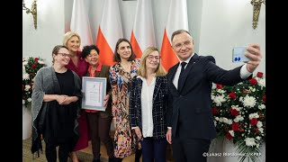 Pałac Prezydencki  Gala IX edycji Nagrody Prezydenta RP „Dla Dobra Wspólnego” [upl. by Dorehs43]