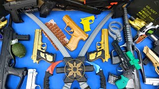 Dangerous Firearms  Sharp and Metal Karambits  Toy Guns and Equipments  Sword and Weapon Box [upl. by Glaser]