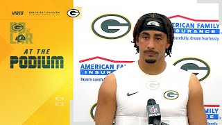 Jordan Love ‘never surprised’ by support from Packers fans on road [upl. by Asiole913]