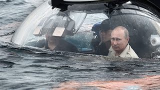 Russian President Vladimir Putin pays visit to Crimea in a submarine [upl. by Sivat]