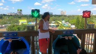 Reef Plunge Slide at Aquatica Orlando [upl. by Adiesirb]