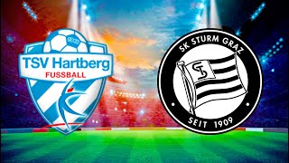 Austrian Bundesliga Dramatic Win TSV Hartberg vs Sportklub Sturm Graz Matchday 1 Season 20242025 [upl. by Suu]