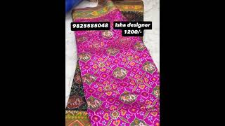 Patola saree  patan na patoda  new design saree  patoda  Hyderabadi patola  trending saree [upl. by Ttekcirc]