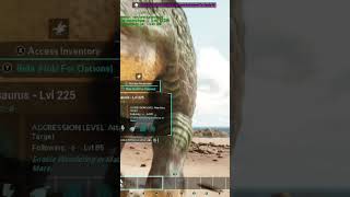 How to Spawn Megalosaurus with admin commands Ark Aseneded Short Gaming [upl. by Halas]