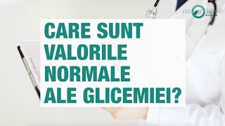 Care Sunt Valorile Normale Ale Glicemiei [upl. by Sulienroc]