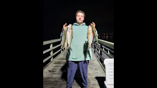 Nighttime Herring Fishing in Long Island NY [upl. by Nyrehtac]