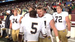 Irish Connection  Golson Accounts For Six TDs [upl. by Akimal]