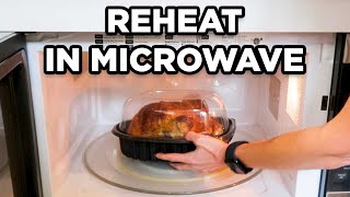 How to Reheat Rotisserie Chicken in the Microwave Without Drying It Out  How to Cook by MOMables [upl. by Rosenwald]