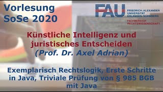 Künstliche Intelligenz und juristisches Entscheiden  Einheit 912 [upl. by Peck665]