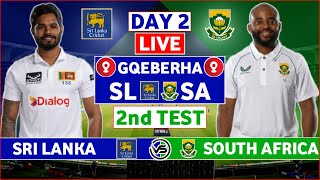 Sri Lanka vs South Africa 2nd Test Live Scores  SL vs SA 2nd Test Day 2 Live Scores amp Commentary [upl. by Etna270]