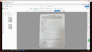 Adobe Acrobat Pro DC Tutorial 8  Enhance Scans [upl. by Leuams]