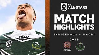 Indigenous v Maori  NRL Match Highlights  All Stars 2019 [upl. by Rillings831]