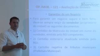 121  Operações Imobiliárias  Avaliação de Imóveis [upl. by Othella]