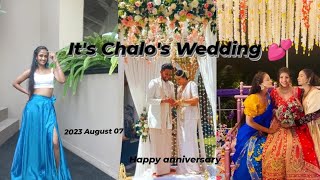 its Chalos wedding 💕  2023 August 07  Happy Anniversary both of you 🥳🥳 [upl. by Courtenay142]