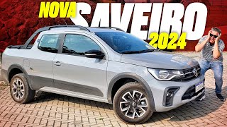 Nova VW Saveiro 2024  TURBO AUTOMÁTICA PREÇOS E VERSÕES CABINE DUPLA SAIBA TUDO SOBRE A PICAPE [upl. by Ainotal]