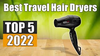 Top 5 Best Travel Hair Dryers Reviews 2022 [upl. by Omland]