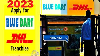 BlueDart courier का फ्रैंचाइज़ी इस प्रकार से ले  BlueDart Courier Franchis  Best Courier Franchise [upl. by Merrie]