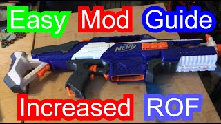 Nerf Rapidstrike Mod Guide for Beginners Super detailed [upl. by Udela]