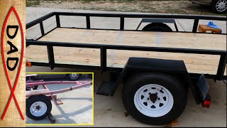 5x10 Utility Trailer Build  Part 1 of 4 [upl. by Nitsyrk151]