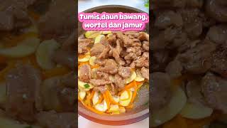 Resep teriyaki daging sapi dengan sayuran cooking menudapurku [upl. by Roper47]