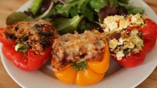 Stuffed Peppers 3 Delicious Ways [upl. by Gnuhp]