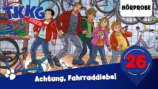 TKKG Junior Folge 26 Achtung Fahrraddieb  Hörprobe zum Hörspiel [upl. by Lillywhite]