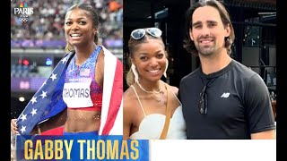 Gabby Thomas Paris 2024 Olympic Star shocks quotIm Jamaicanquot Gabby loves white men Mulatta Meghan [upl. by Doralynne]