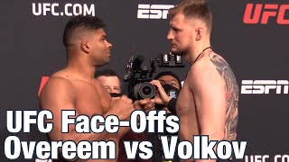 UFC Vegas 18 FaceOffs Alistair Overeem vs Alexander Volkov [upl. by Dorej]