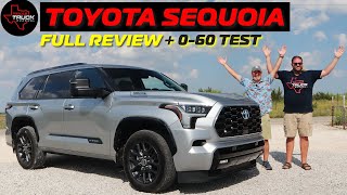 Toyota Sequoia Platinum 4X4  PREMIUM Tow Machine  Full Review  060 [upl. by Nicoli]