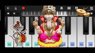 Parvatichya Bala  Ganpati Bappa Song  गणपती भजन  ganpati song piano notes [upl. by Byron]