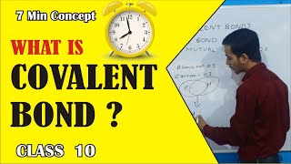 What is Covalent Bond   7 min me clear  Simple defination  youtube important [upl. by Dacia]