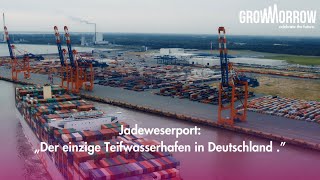 Jadeweserport „Wir sind der einzige Tiefwasserhafen in Deutschlandquot [upl. by Kemeny]