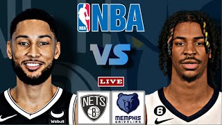 Brooklyn Nets vs Memphis Grizzlies  NBA Regular Season Live Scoreboard [upl. by Bobbe31]