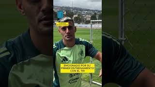 🇲🇽⚽ Germán Berterame feliz y emocionado por ya entrenar con la Selección Mexicana 🇲🇽⚽ [upl. by Maltzman]