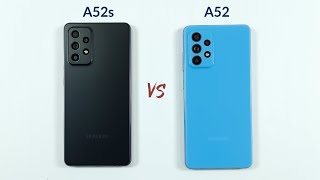 Samsung A52s 5G vs Samsung A52 Speed Test amp Camera Comparison [upl. by Reedy]