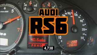 Audi RS6 0100kmh acceleration test [upl. by Hoskinson]