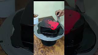 Heart shape cake design chocolate cake viral trending short YouTube short [upl. by Casar]