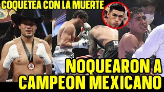 NOQUEAN A CAMPEON MUNDIAL MEXICANO Y ZURDO RAMIREZ SE LUCE CONTRA BOXEADOR QUE CASI NOQUEA A BIVOL [upl. by Cudlip]