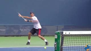 Roger Federer Slow Motion Forehand amp Slice Backhand 240FPS 1080p [upl. by Esilrac]