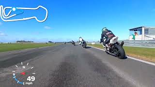 Snetterton Motorcycle Track Day Monday 18th March 2024 Inters Session 1 inc 2 sighting laps [upl. by Alaj]