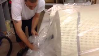 How to Return or Ship a Latex Foam or Memory Foam Mattress [upl. by Aicenad921]