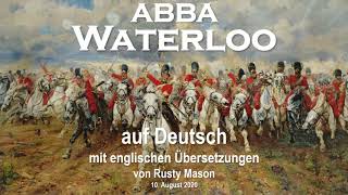 ABBA Waterloo  1974 German Version  wGerman amp English Lyrics [upl. by Baras]