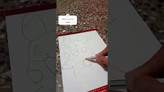 Pikachu drawing with pencil easy drawing artist Aakanksha drawing shorts [upl. by Bekah597]